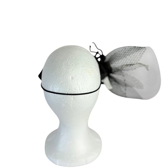 Pier 1 Masquerade Spider Mask VTG Gold Glitter Black Sequin Animal Floral Print - Picture 5 of 16